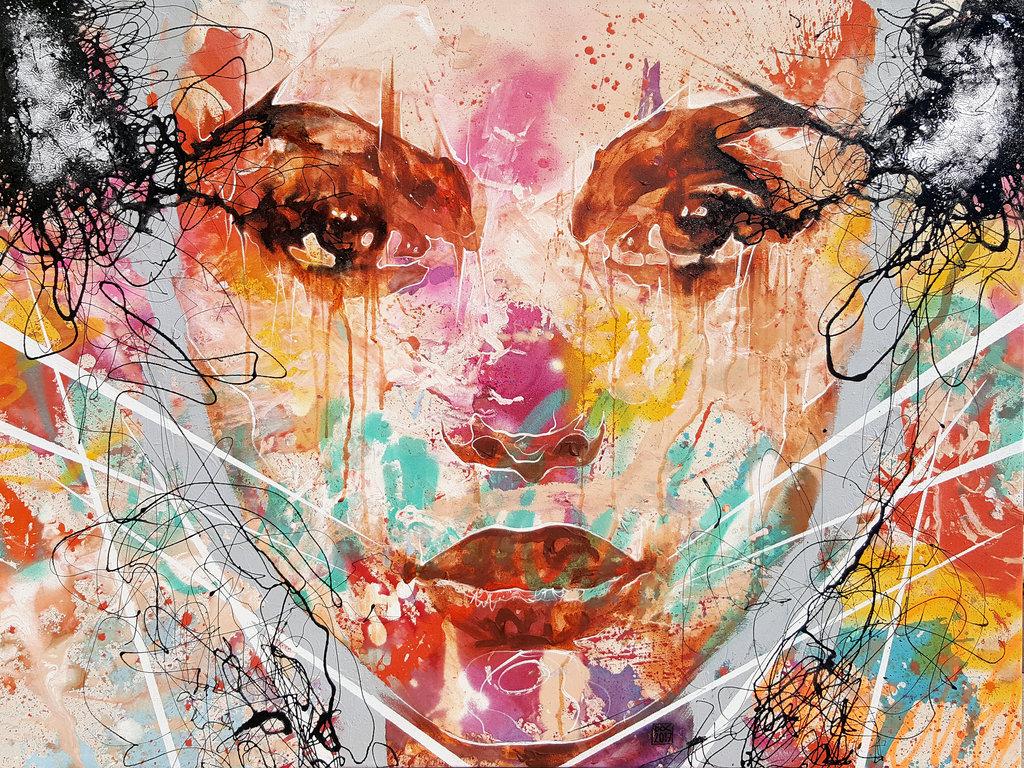 Danny O'Connor Portrait Painting - Nectarous Grace - 21st Century, Contemporary Painting, Modern Portrait