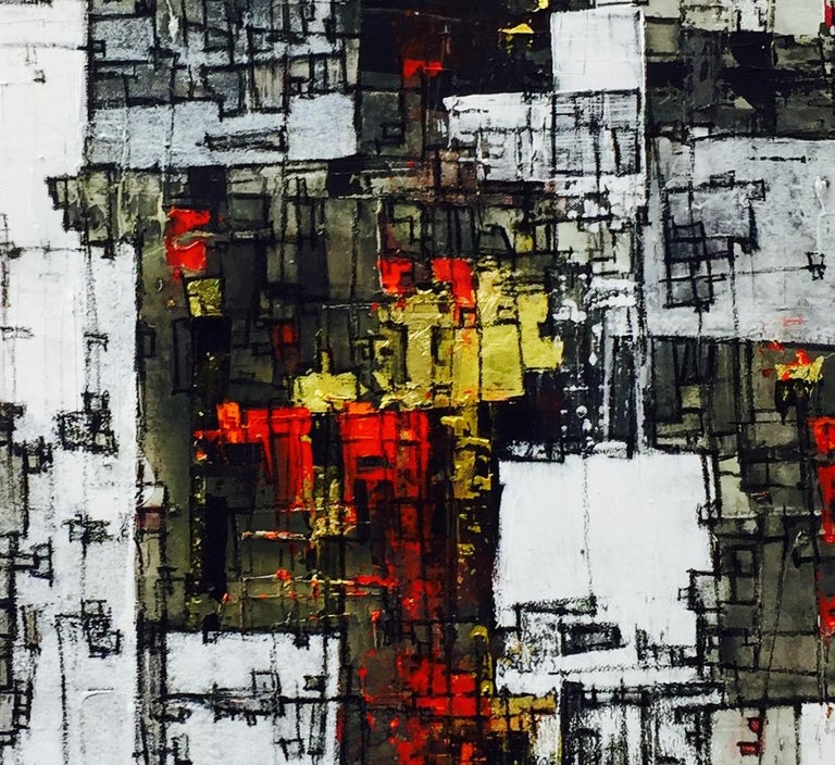 All That Glitters Is Gold - 21st Century, Contemporary, Abstract Painting For Sale 2