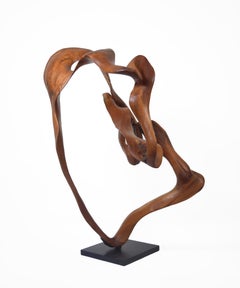 Symphony - 21st Century, Contemporary, Abstract Sculpture, Mahogany Wood, Roots