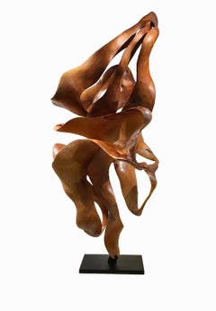 Dansa - 21st Century, Contemporary, Abstract Sculpture, Mahogany Wood, Roots
