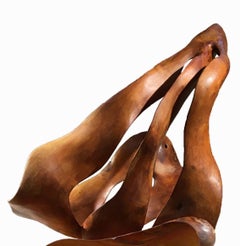 Dansa - 21st Century, Contemporary, Abstract Sculpture, Mahogany Wood, Roots