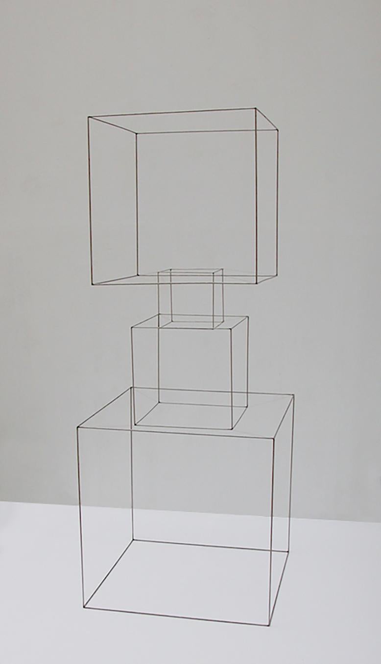 Lukas Ulmi Abstract Sculpture - Homenaje A La Levedad I - 21st Cent, Contemporary Art, Abstract, Iron Sculpture