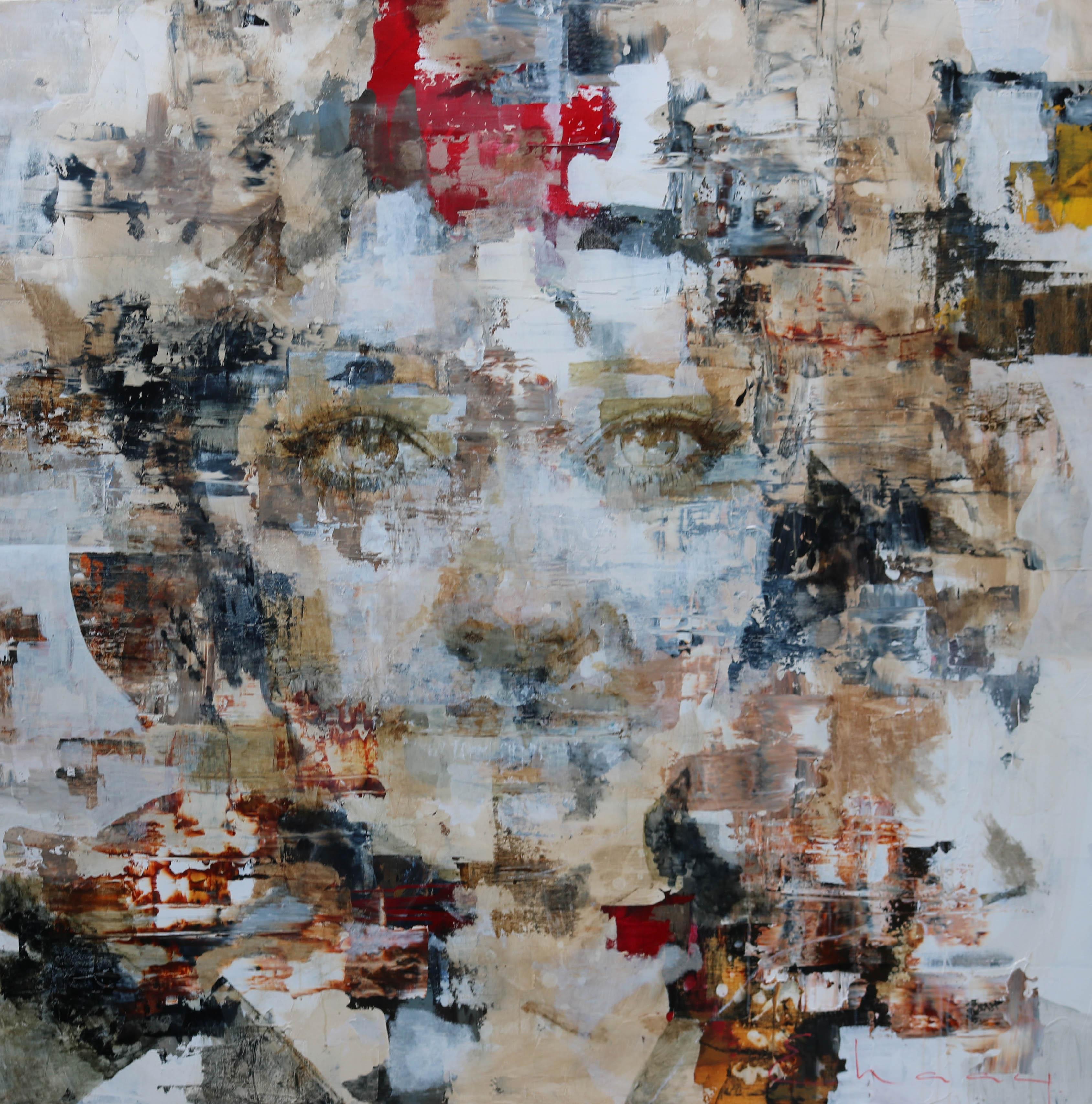 Edo Kaaij Portrait Painting - New Day - 21st Century, Contemporary, Figurative, Abstract Painting, Portrait