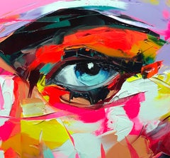 Appoline - 21st Century, Contemporary, Figurative, Oil Painting, Portrait, Pop