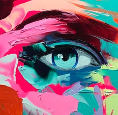 Faubourg - 21e siècle, Contemporain, Figuratif, Peinture à l'huile, Portrait, Pop