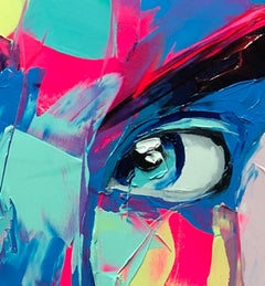 Mylene - 21st Century, Contemporary, Figurative, Oil Painting, Portrait, Pop