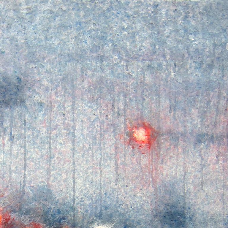 Non-Stop Rain - 21st Century, Contemporary, Landscape, Watercolor on Paper For Sale 1