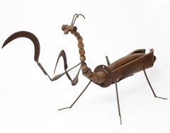 Mantis - 21e siècle, Sculpture contemporaine, Figuratif, Objets recyclés