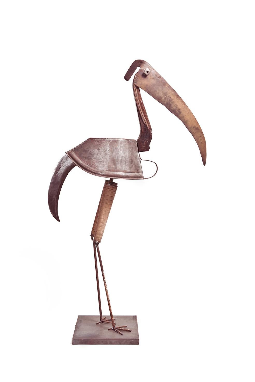 Pájaro De Bronce - 21. Jahrhundert, Zeitgenössische Skulptur, Figurativ, Bronzevogel