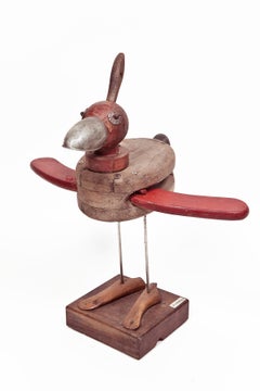 Pájaro De Mallorca - 21st Century, Contemporary Sculpture, Figurative, Recycling