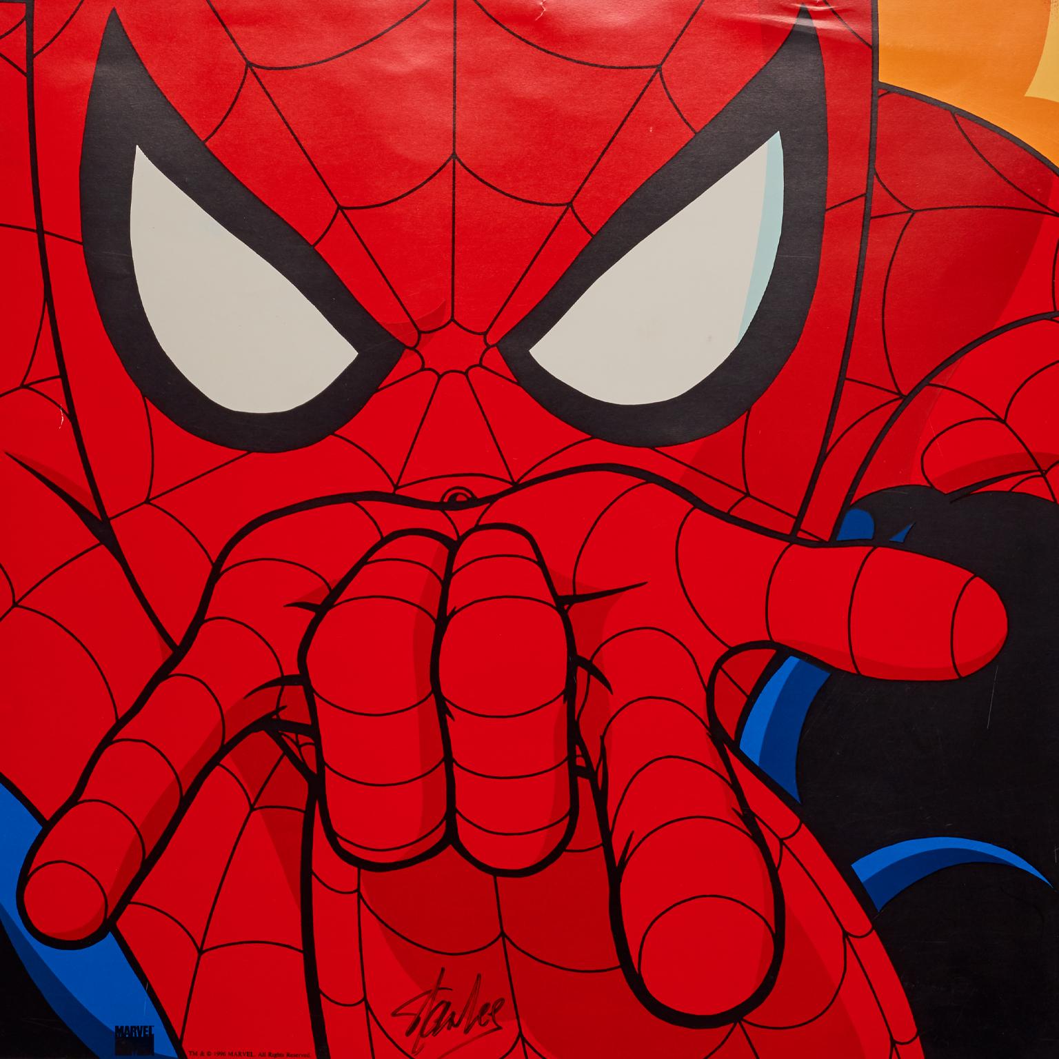 Kunstdruck Spiderman Pop Art 