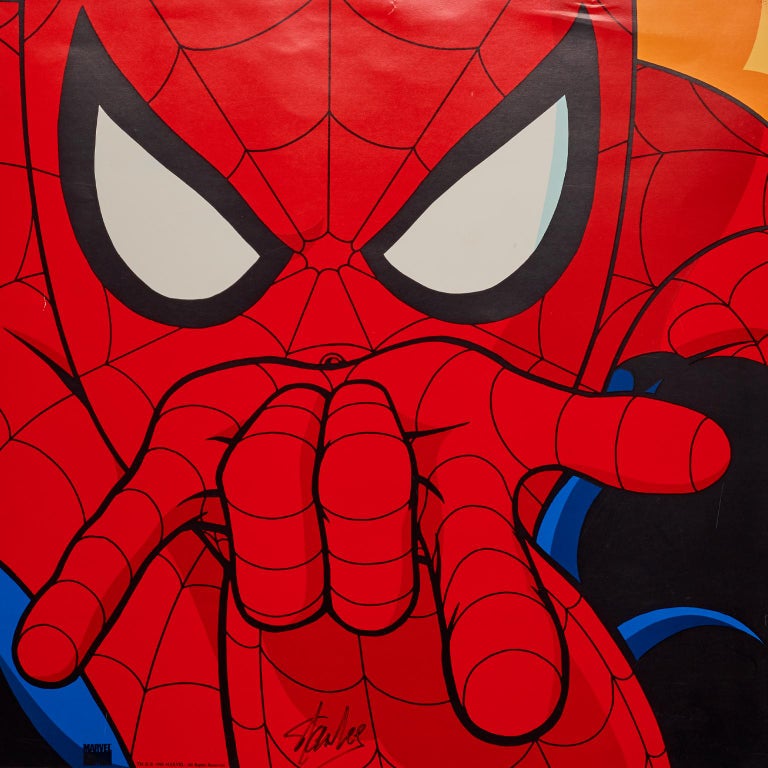 Unknown Marvel Spider Man Classic Signed Poster Display