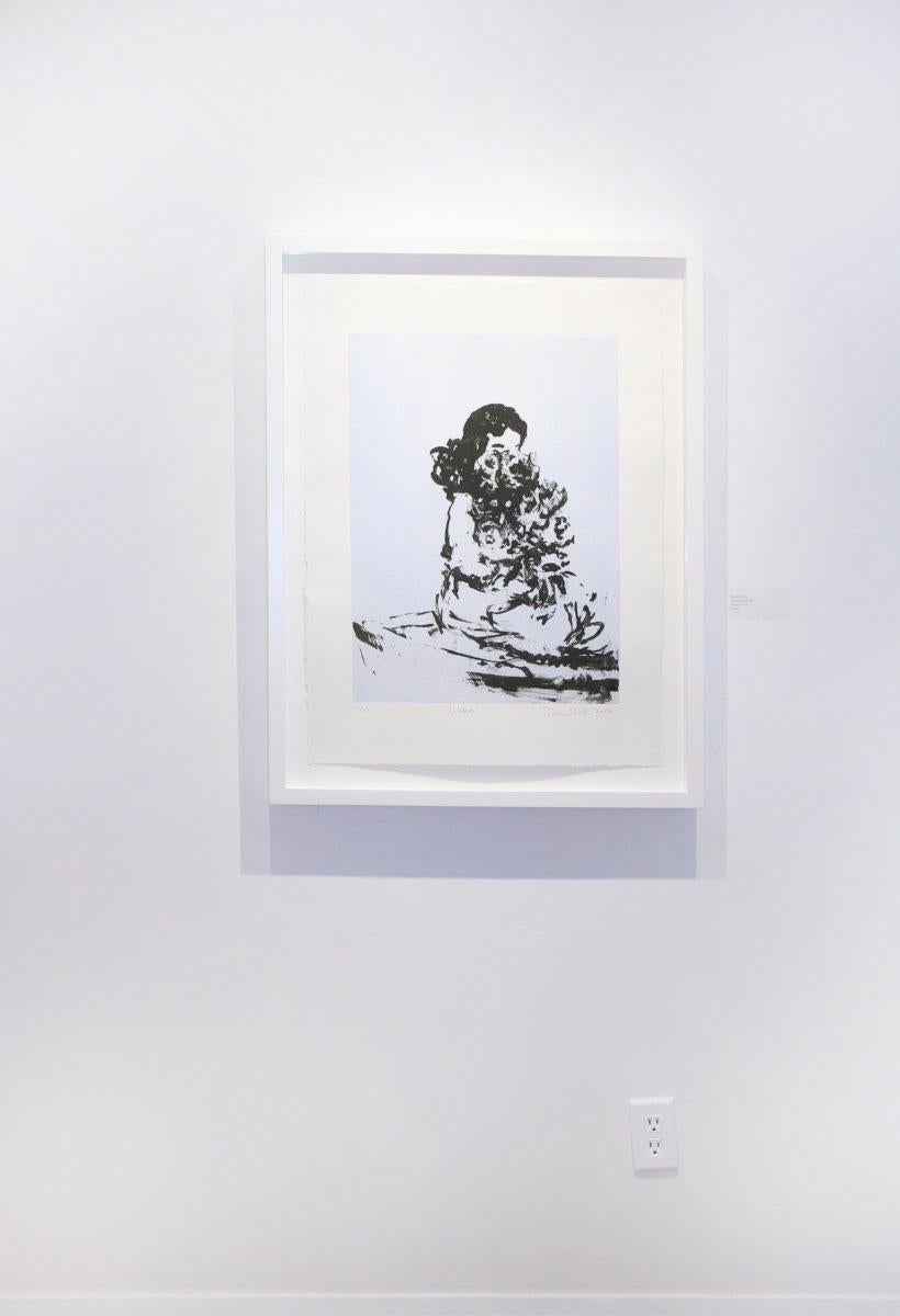 Lake, Darlene Cole, Etching on Paper, Framed in White with Glass, Edition of 15 For Sale 3