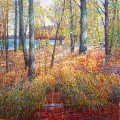 Lake of Bays #2, Shi Le, Acrylic on Canvas