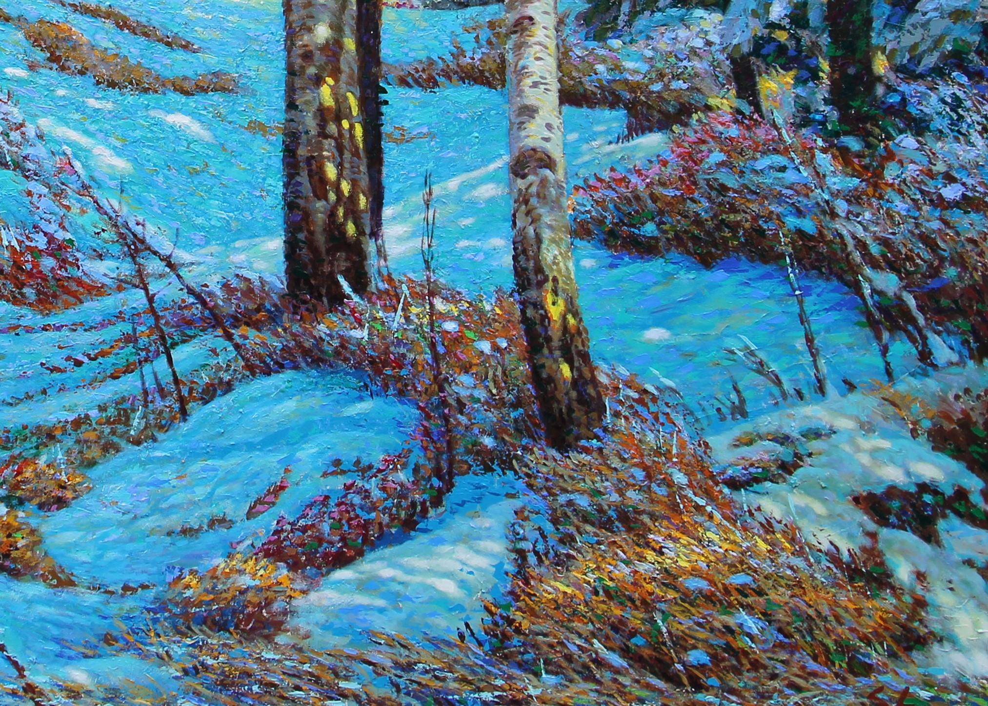 The Snow #3, Shi Le, Acrylic on Canvas For Sale 2