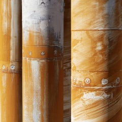 Limited Edition Archival Pigment Print by Chris Shepherd, Piling Drill Casings