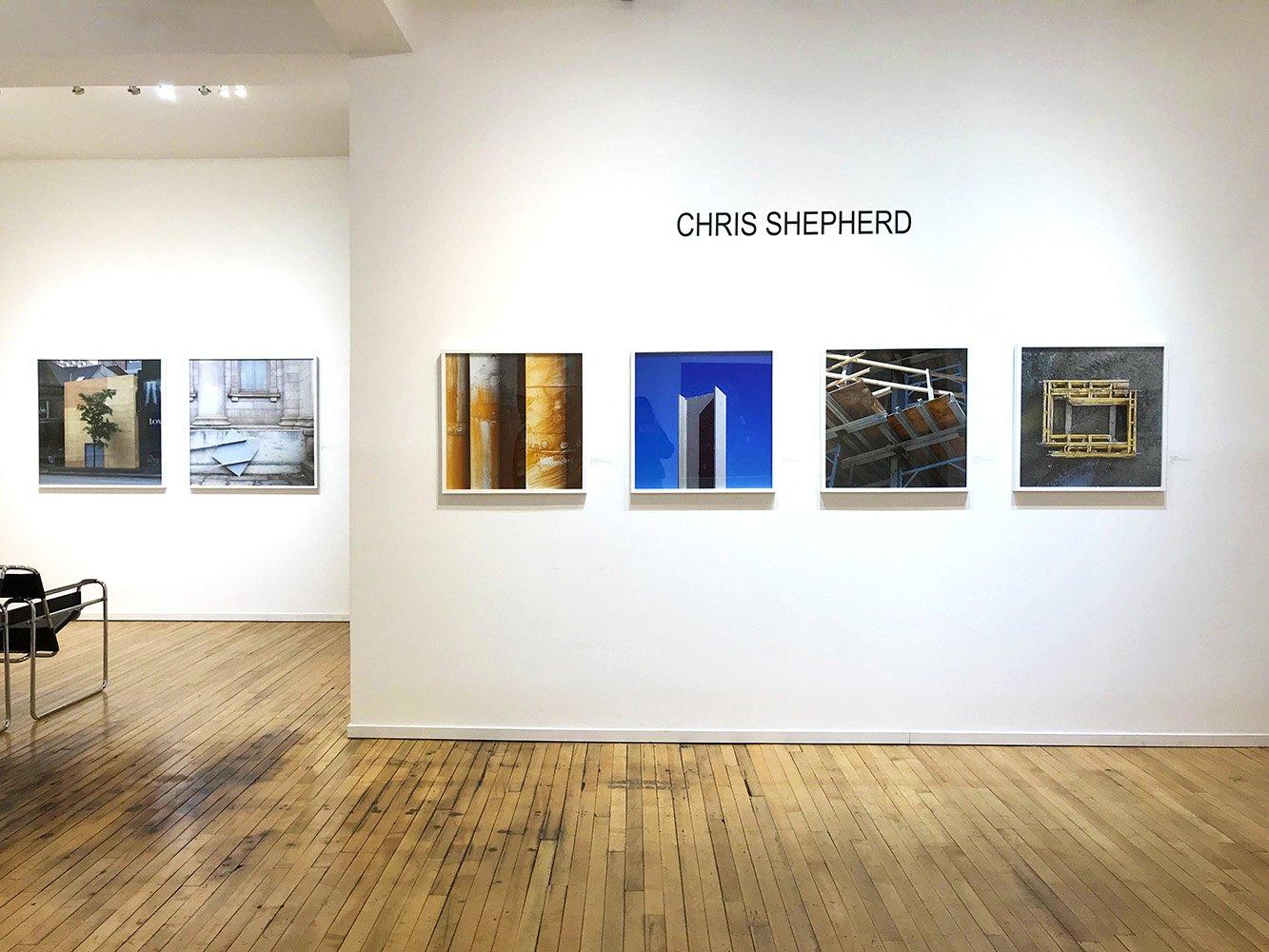 Limited Edition Archival Pigment Print by Chris Shepherd, Piling Drill Casings For Sale 1