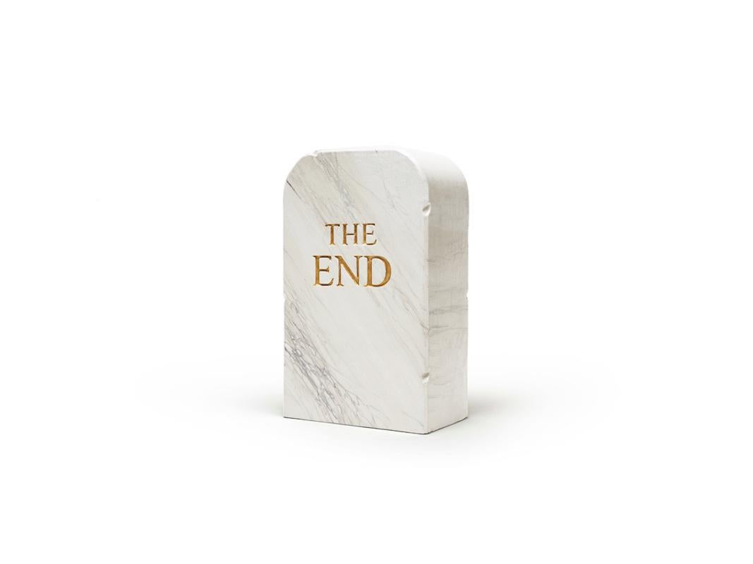 The End (marble) - Art by Maurizio Cattelan