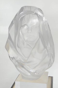 Frederick Hart Penumbra $12k retail Signed Lucite Female Sculpture Modern Art