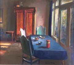 Evening-light - 21st Century Contemporary Interior Painting  Simeon Nijenhuis