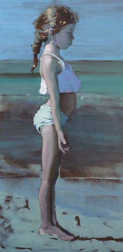 Standing Still nr. 1 120 x 60 cm olieverf