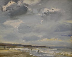 Seascape, Clouds and Storm, Roos Schuring, 21st Century Contemporary Painting