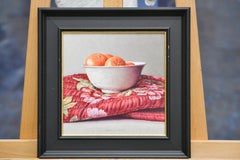 Tangerines on Flower-Kimono, Ingrid Smuling, 21st Century Contemporary Painting