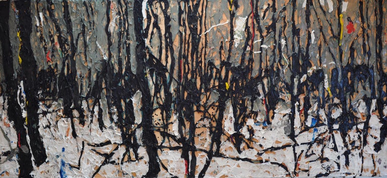 Introduction to Eric Schutte
A publication in the art magazine 'Atelier', made us aware of his work. Very special we found his paintings, square-air paintings where the influences of the weather, the light to a special touch and a very colorful