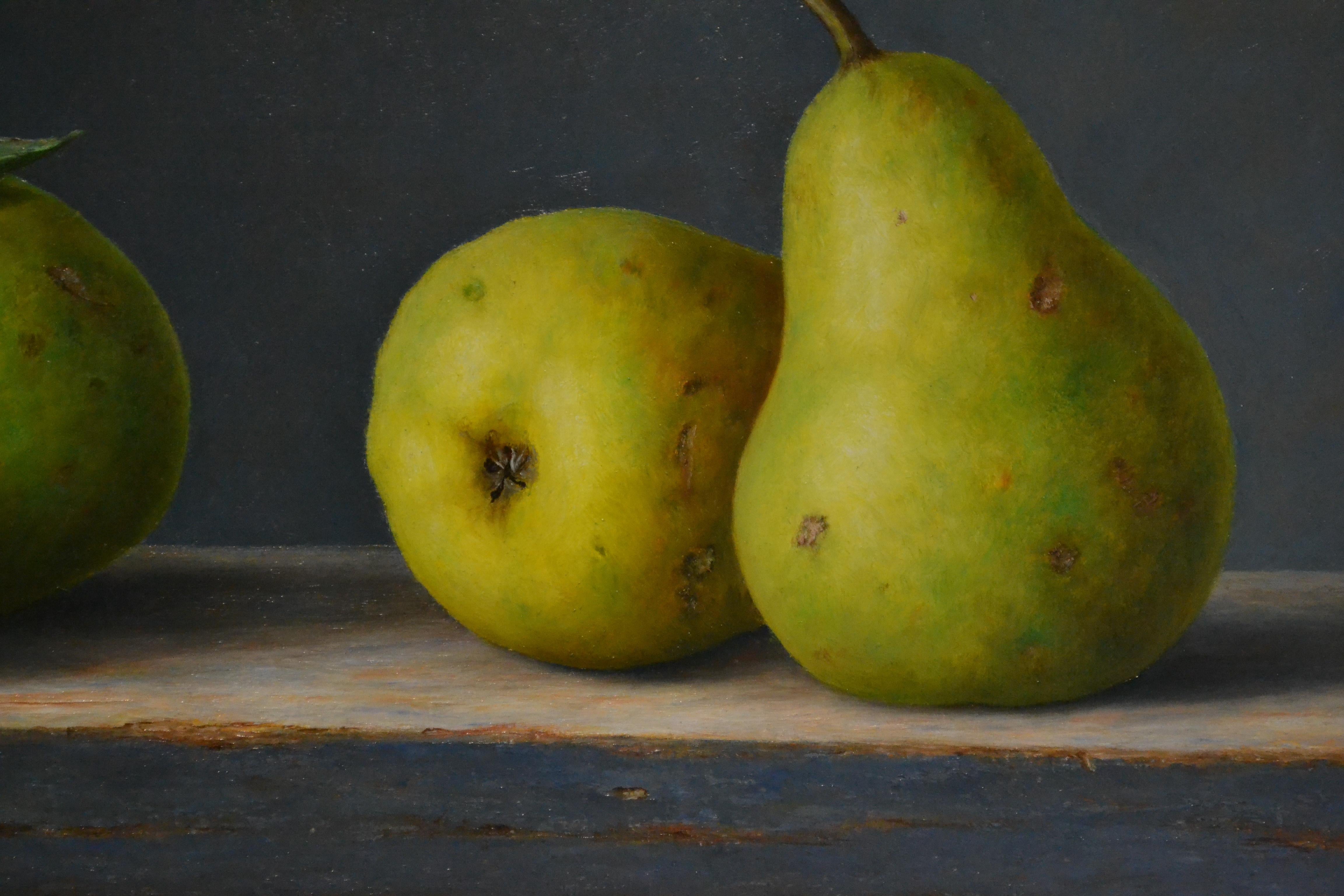 Pears - Annelies Jonkhart, 21st Century Contemporary Oil Painting with fruit 3