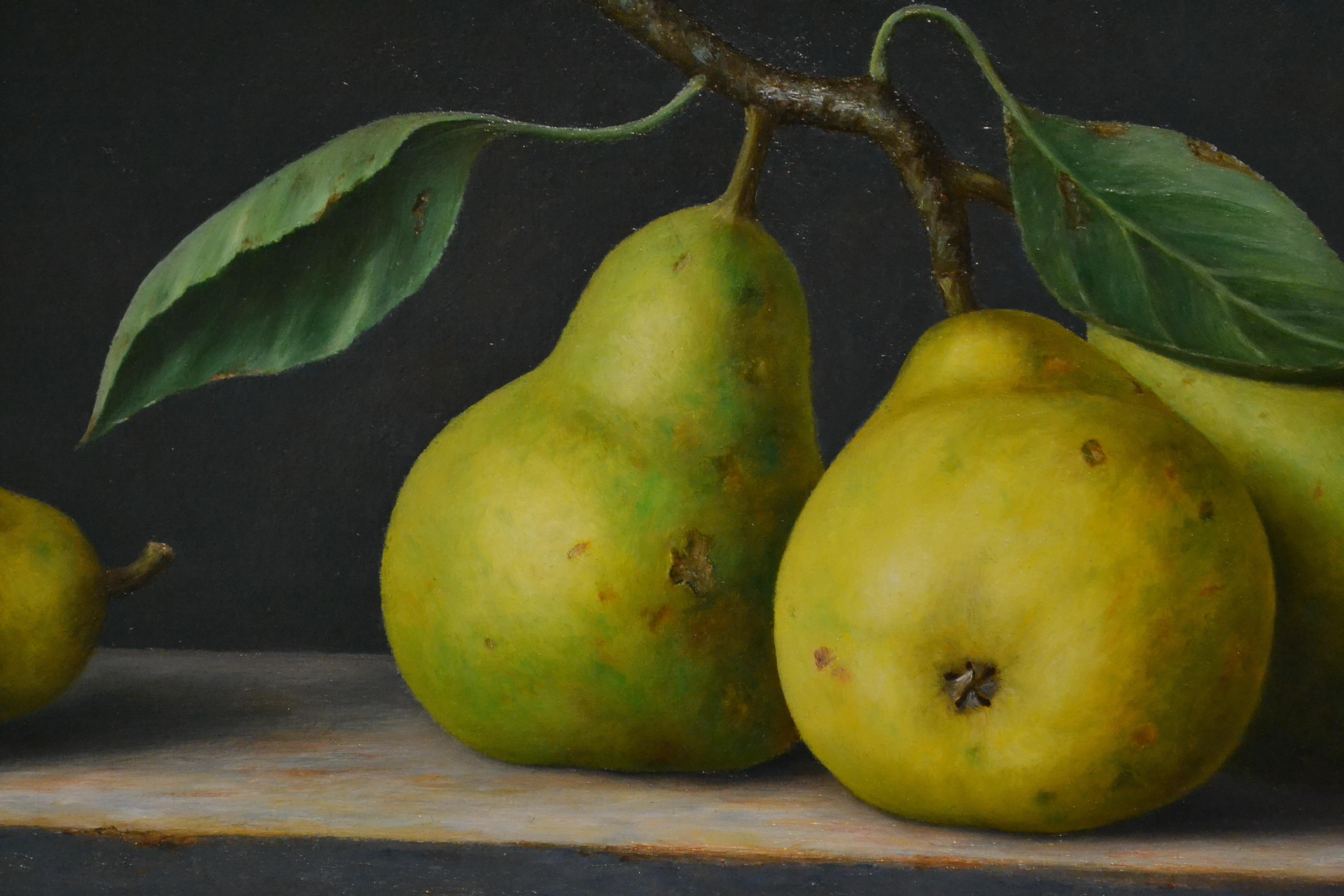 Pears - Annelies Jonkhart, 21st Century Contemporary Oil Painting with fruit 4