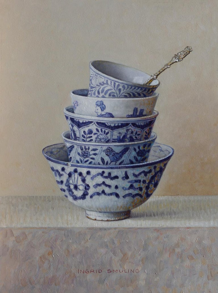 Ingrid Smuling - Bowls- 21st Century Contemporary Still-life Painting ...