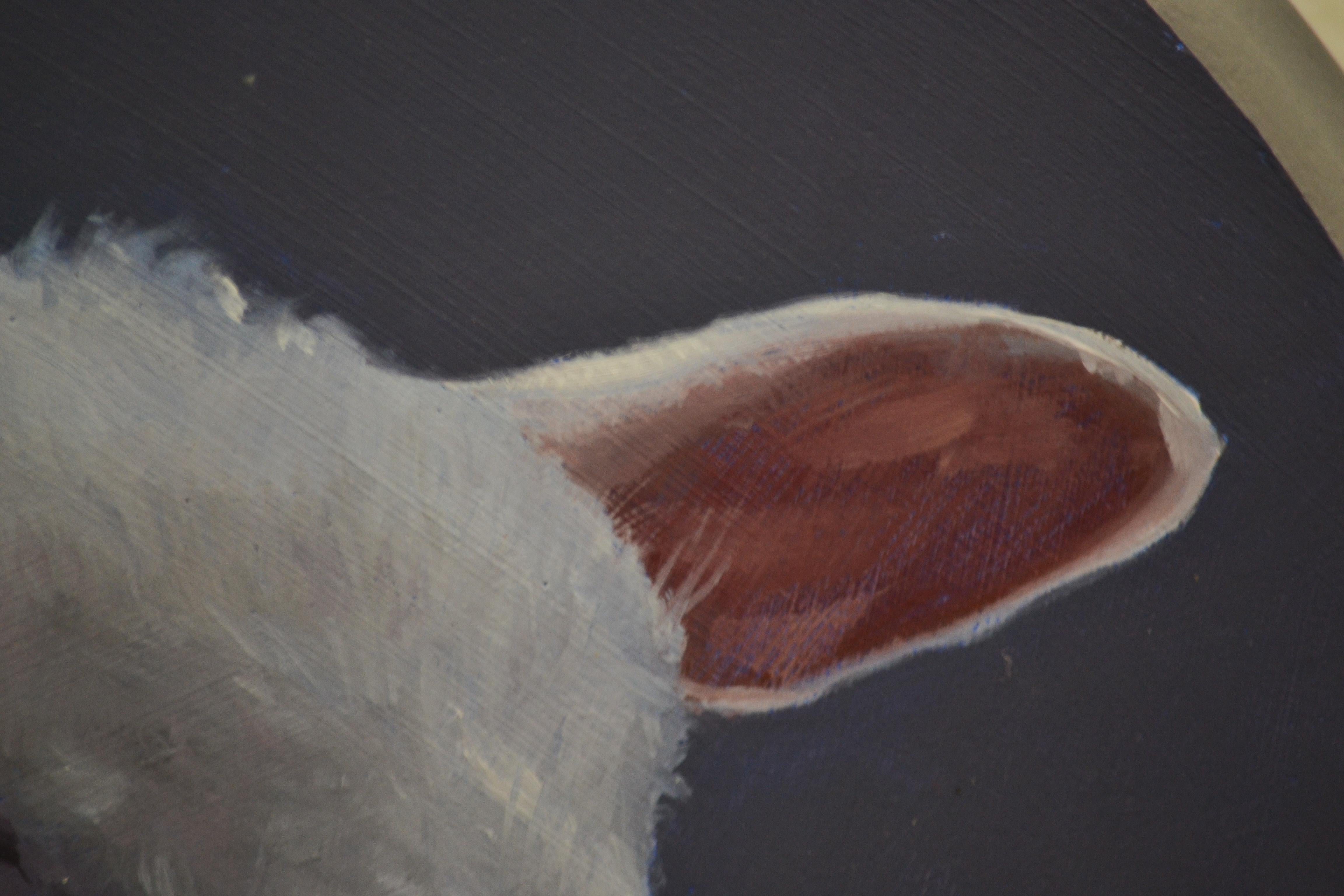 Sheep's Head Circular - Hinke Posthuma 21st Century Contemporary Oil Painting 1
