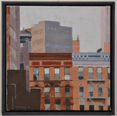 Nueva York II - Pintura urbana contemporánea del siglo XXI
