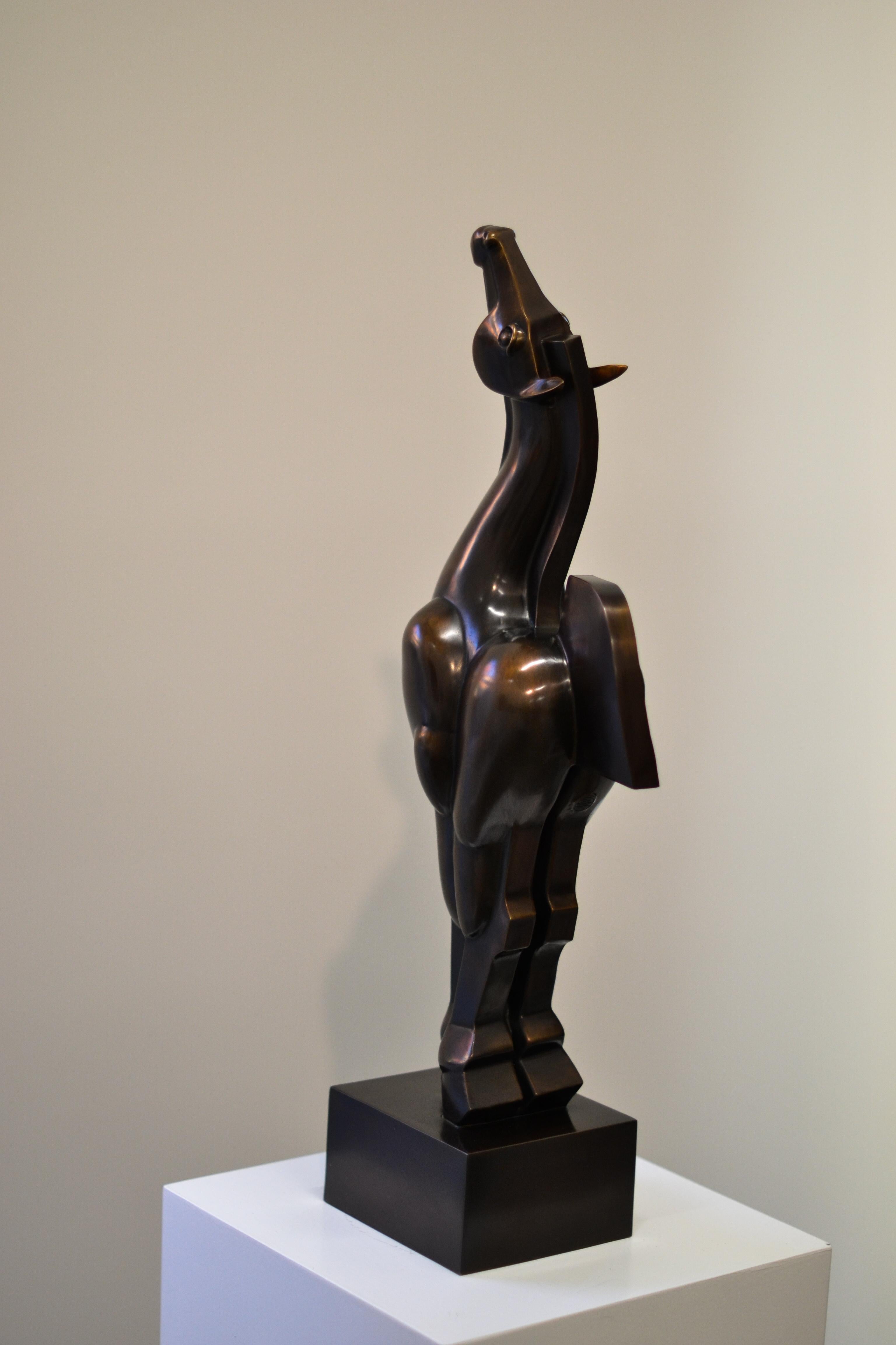Prima Donna – Frans van Straaten, zeitgenössische Skulptur aus Bronze des 21. Jahrhunderts 3
