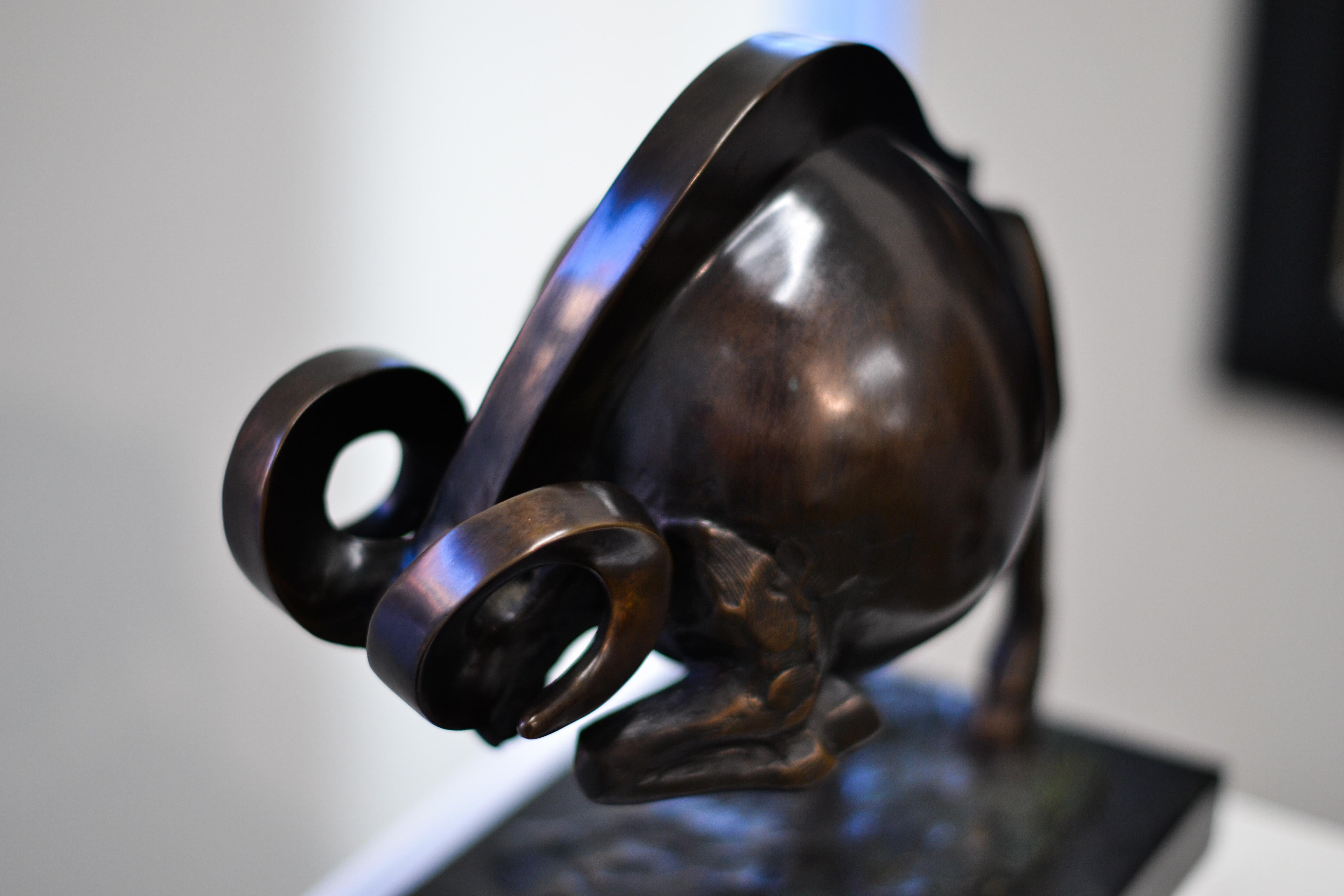 Ram - Frans Van Straaten, 21st Century Contemporary Bronze Animal Sculpture For Sale 1