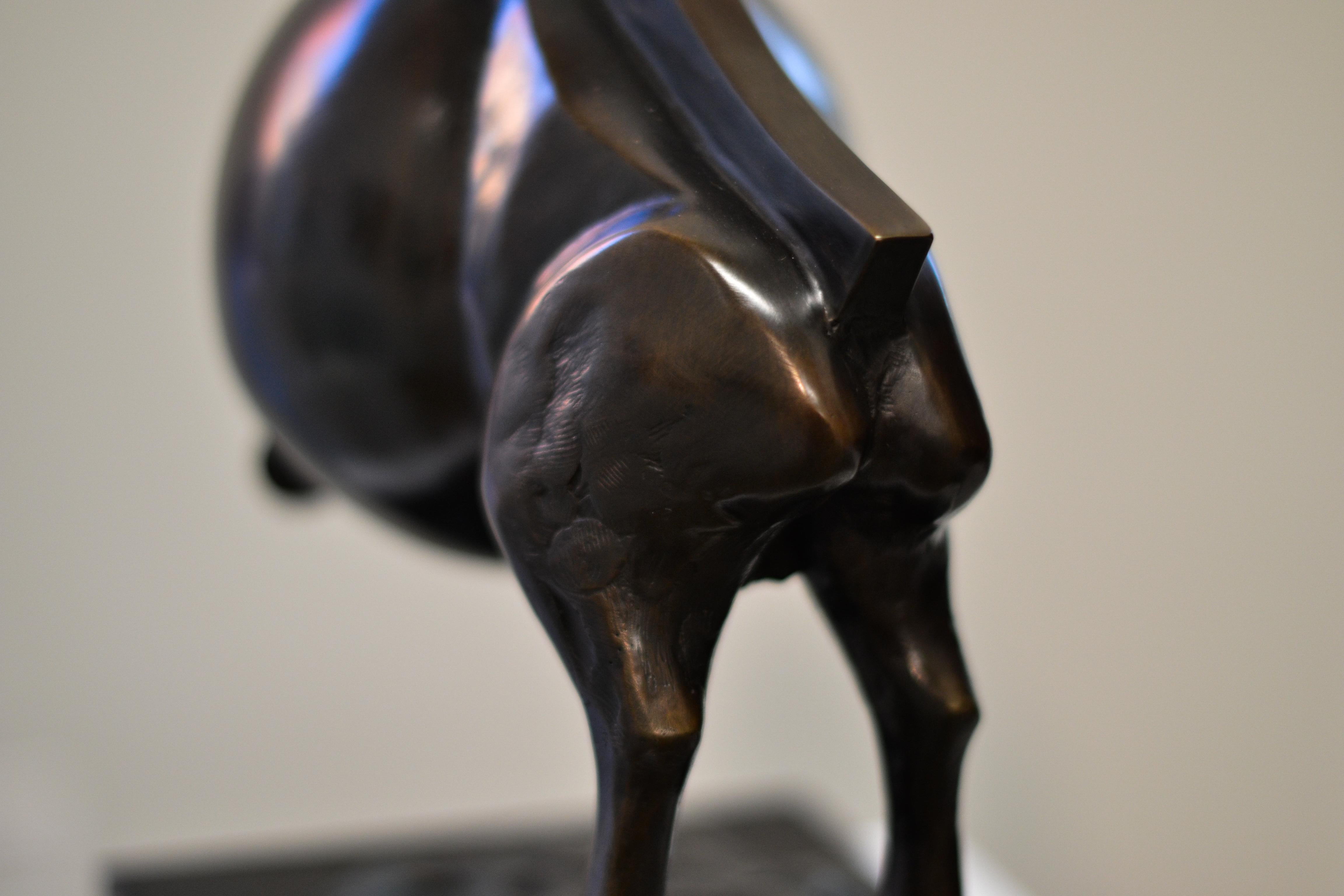 Ram - Frans Van Straaten, 21st Century Contemporary Bronze Animal Sculpture For Sale 3