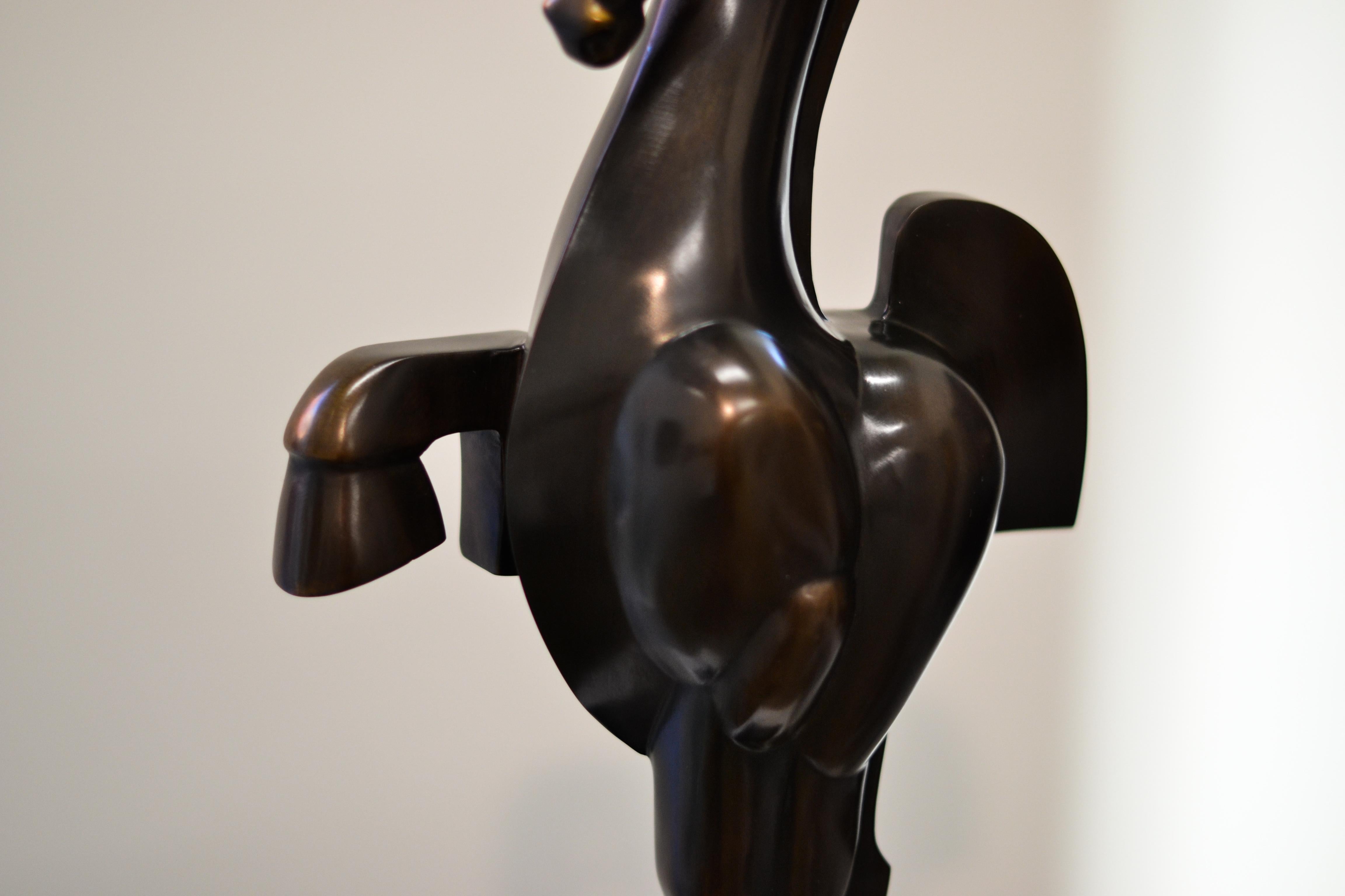Parading - Frans van Straaten, 21st Century Contemporary Bronze Animal Sculpture 1