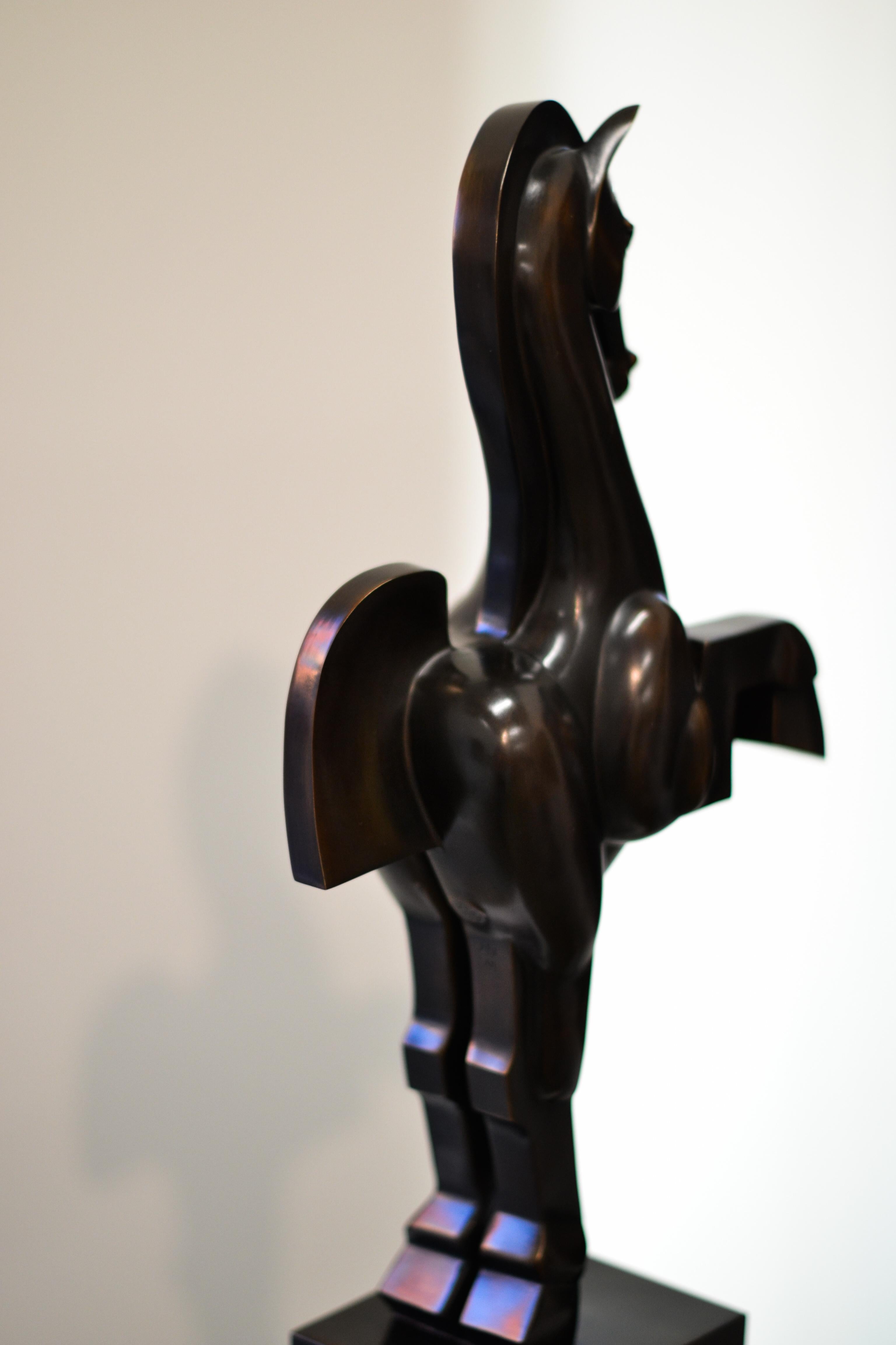 Parading - Frans van Straaten, 21st Century Contemporary Bronze Animal Sculpture 9