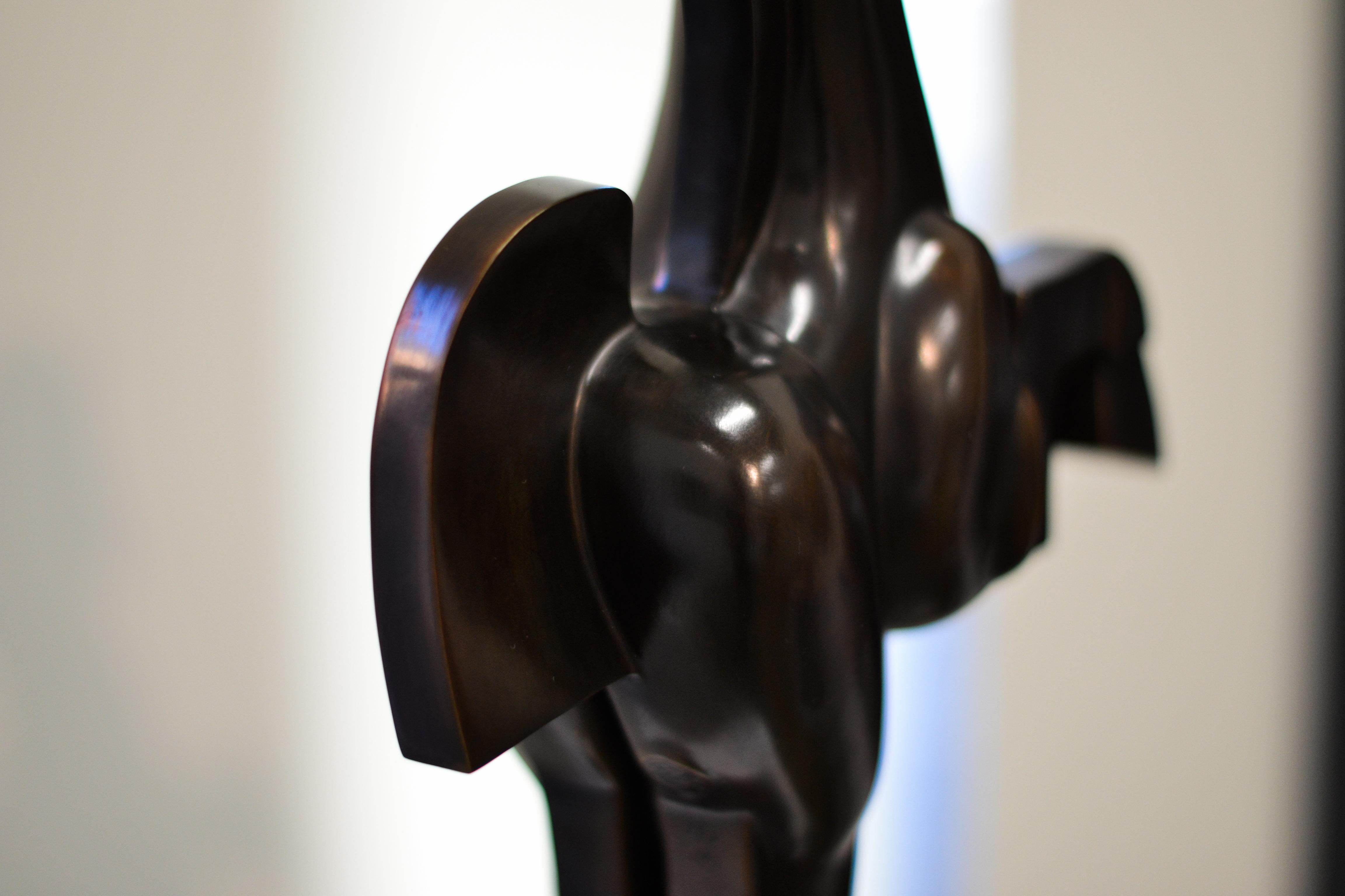 Parading - Frans van Straaten, 21st Century Contemporary Bronze Animal Sculpture 10