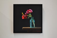 Helleborus in bottle - Heidi Von Faber, 21st Century Contemporary Acrylic Paint
