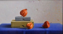 "3 portatori di luce" Sietse W. Jonker, pittura a olio contemporanea del 21° secolo