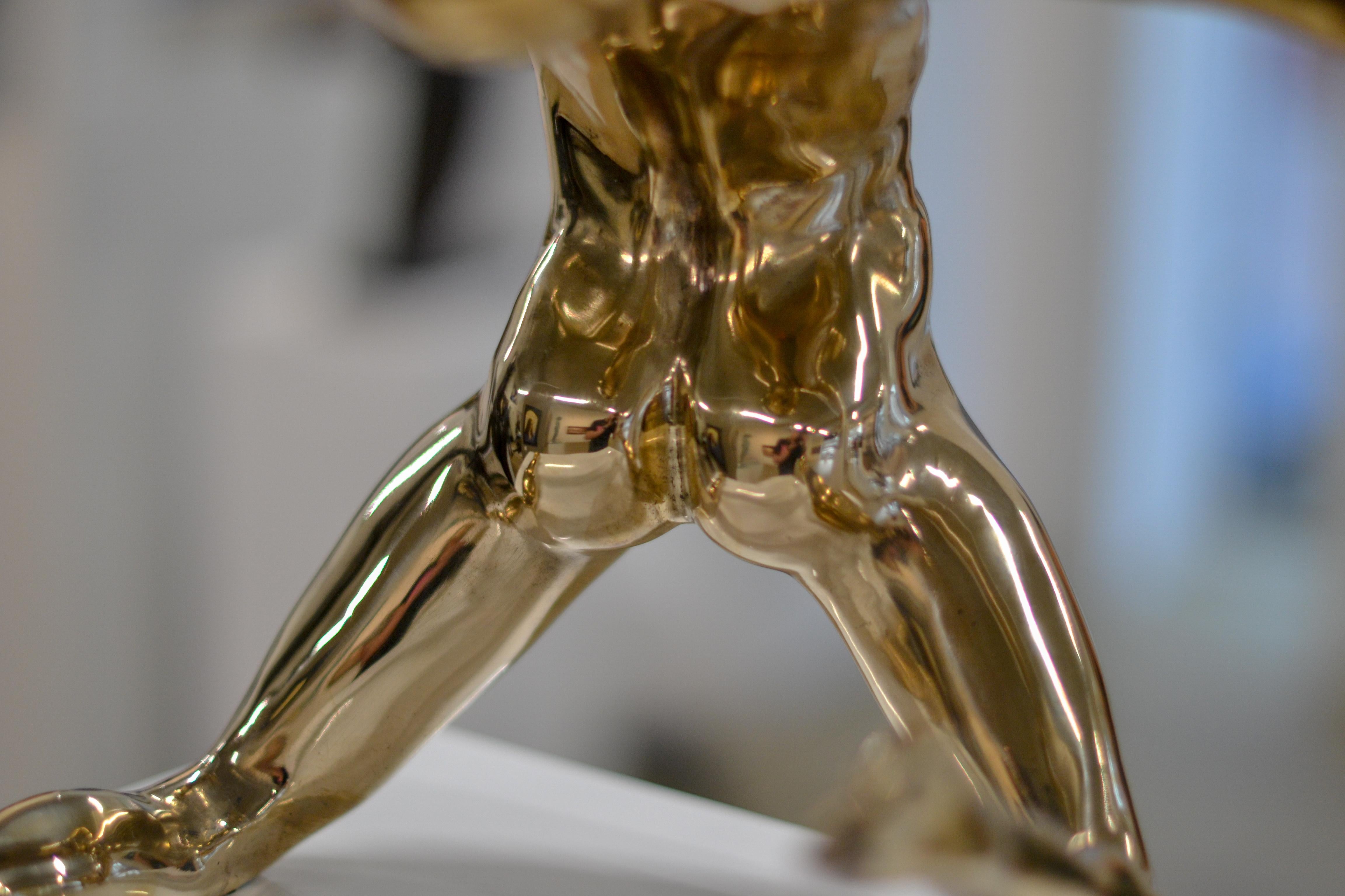 Open Arms - 21st Century Contemporary, Nude Woman Sculpture, Bronze  For Sale 4