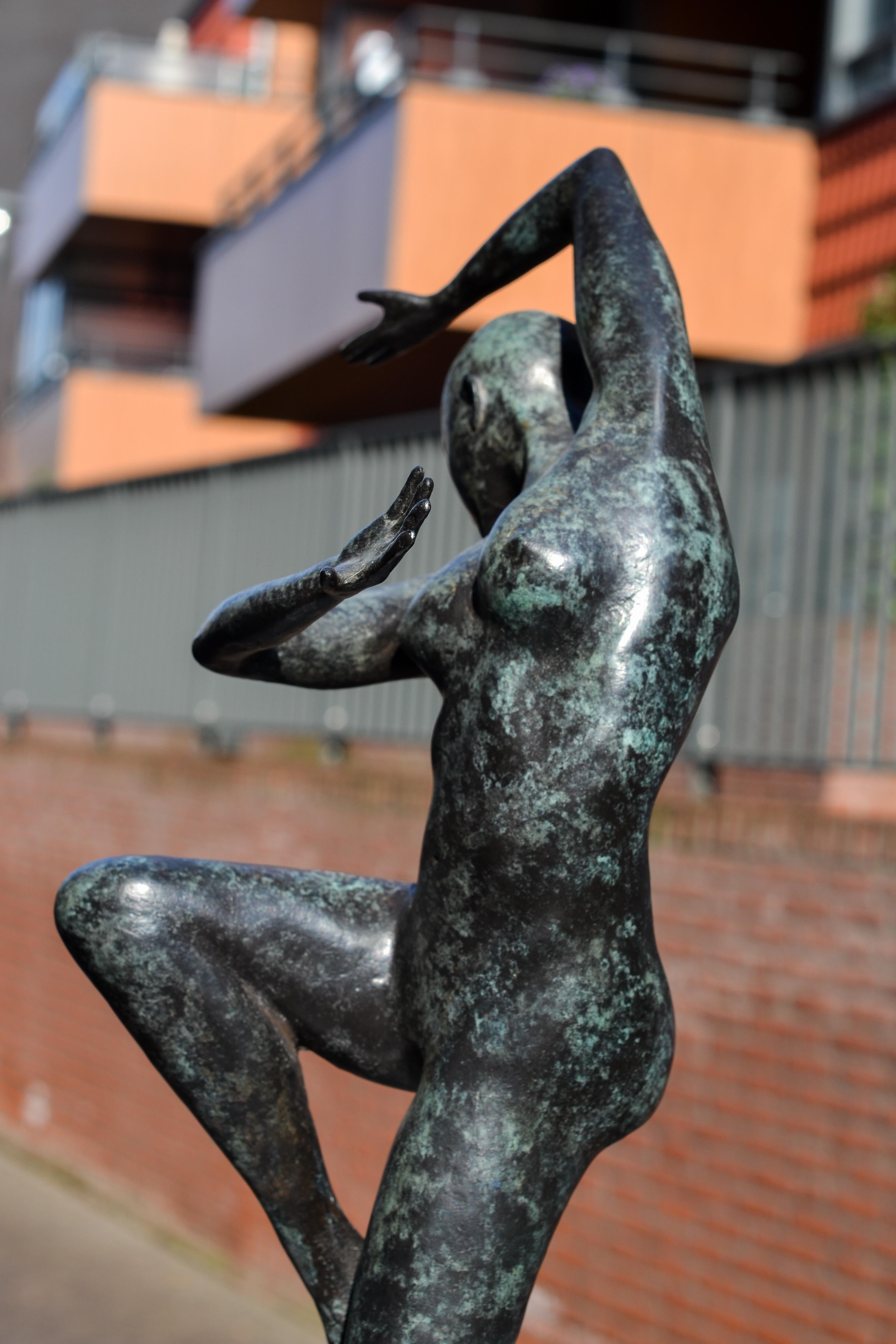 Freedom - Andries Velting 21st Century Contemporary Bronze Sculpture Patina  15