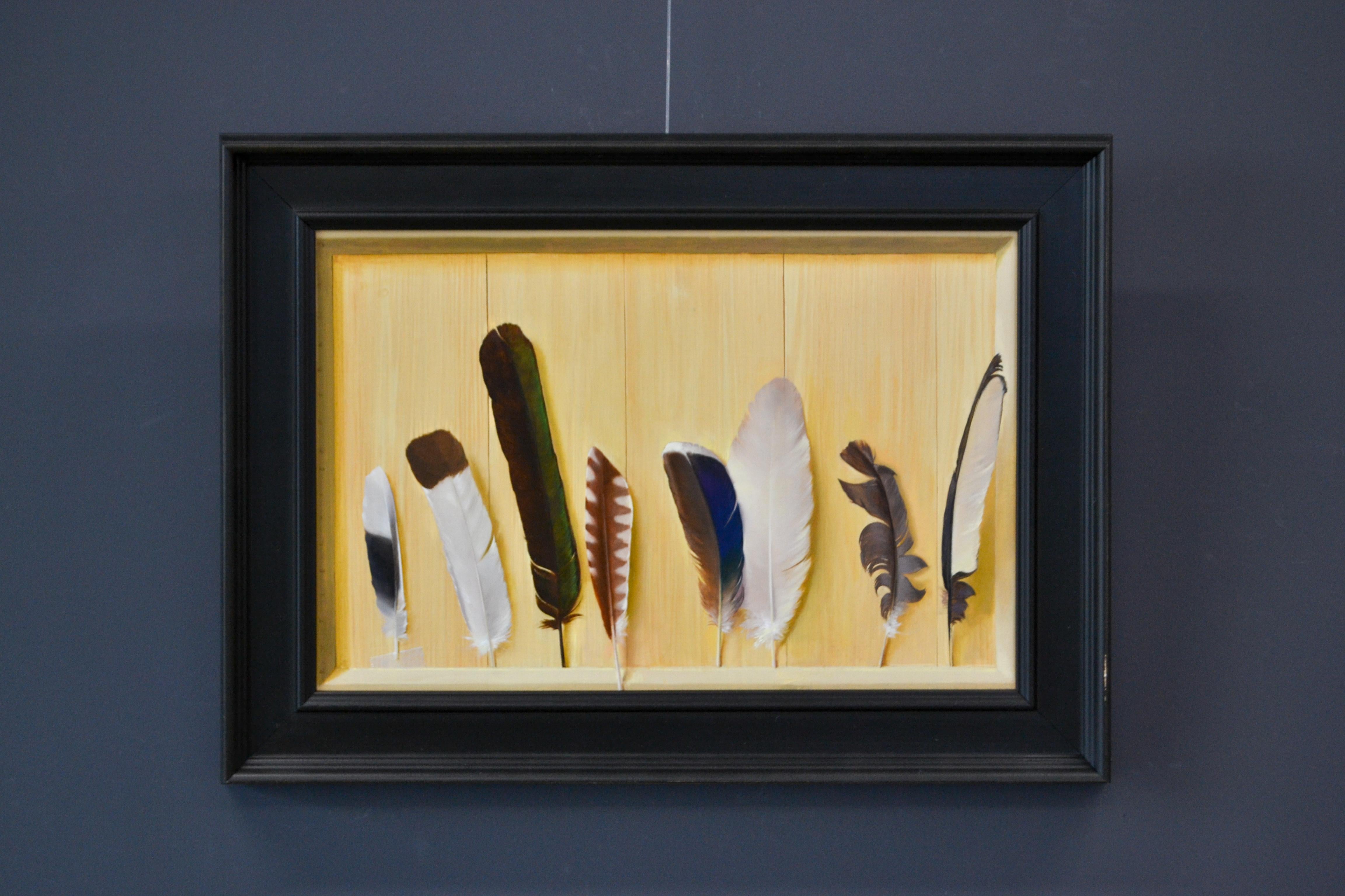 Feathered Still-Life -  Rutger Hiemstra, 21st Century Contemporary Oil Paint 1