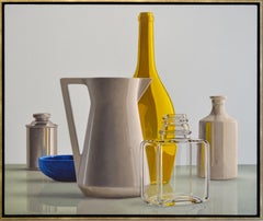 Composition With Medium Bottle - Henk Boon, 21st Century Contemporary Oil Paint