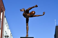 Let's Dance - 21st Century Contemporary Bronze Sculpture by Martijn Soontiens