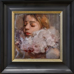 Violet - Anne-Rixt Kuik, 21st Century Contemporary Portrait made of Epoxy Resin