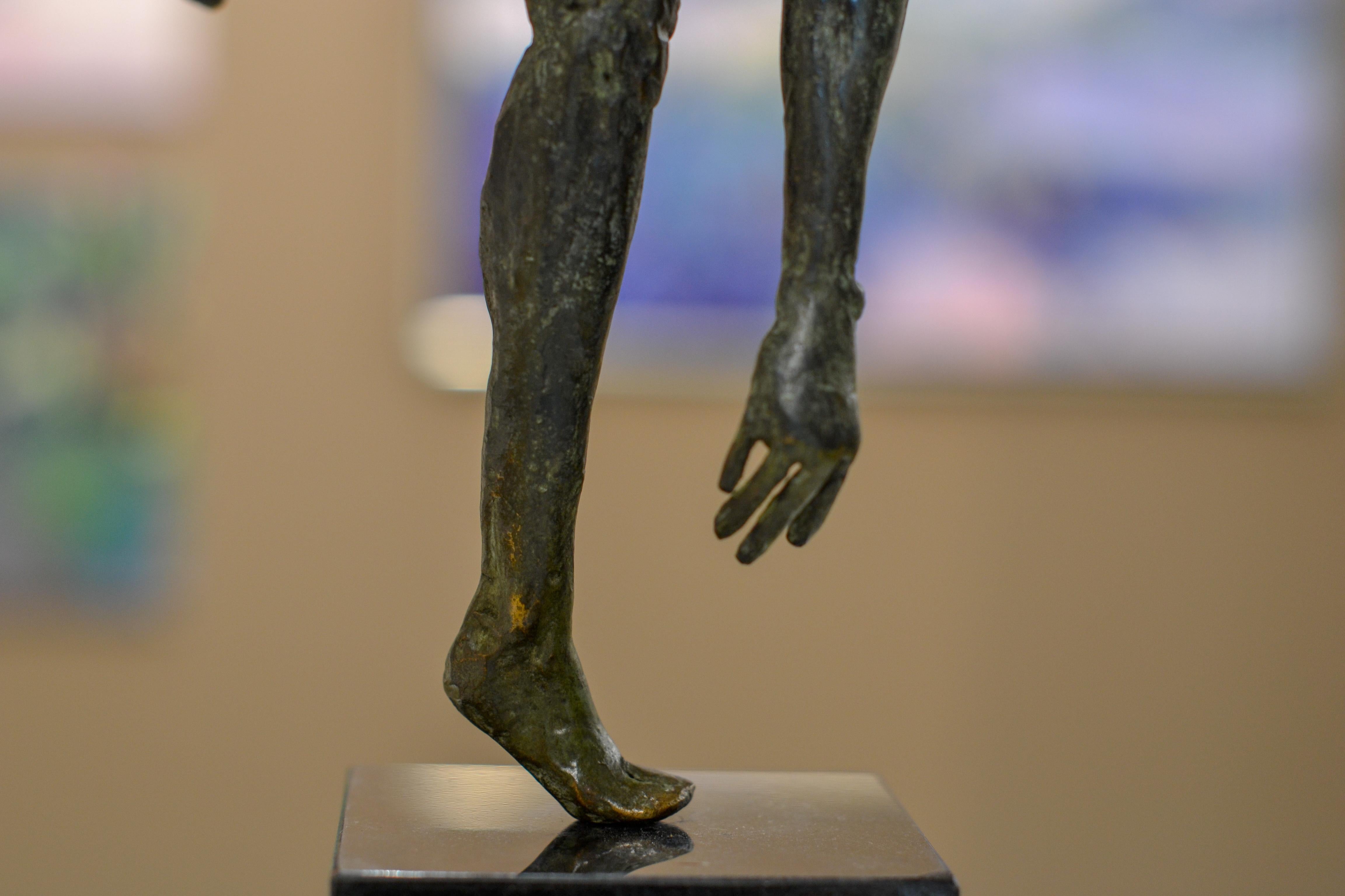 Dancing Free - 21st Century Contemporary Bronze Sculpture by Martijn Soontiens 6