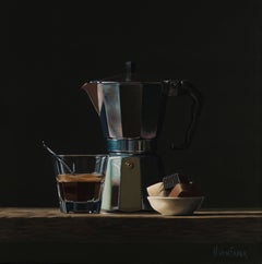 Espressomaker With Treats - Heidi Von Faber 21st Century Contemporary Still-Life