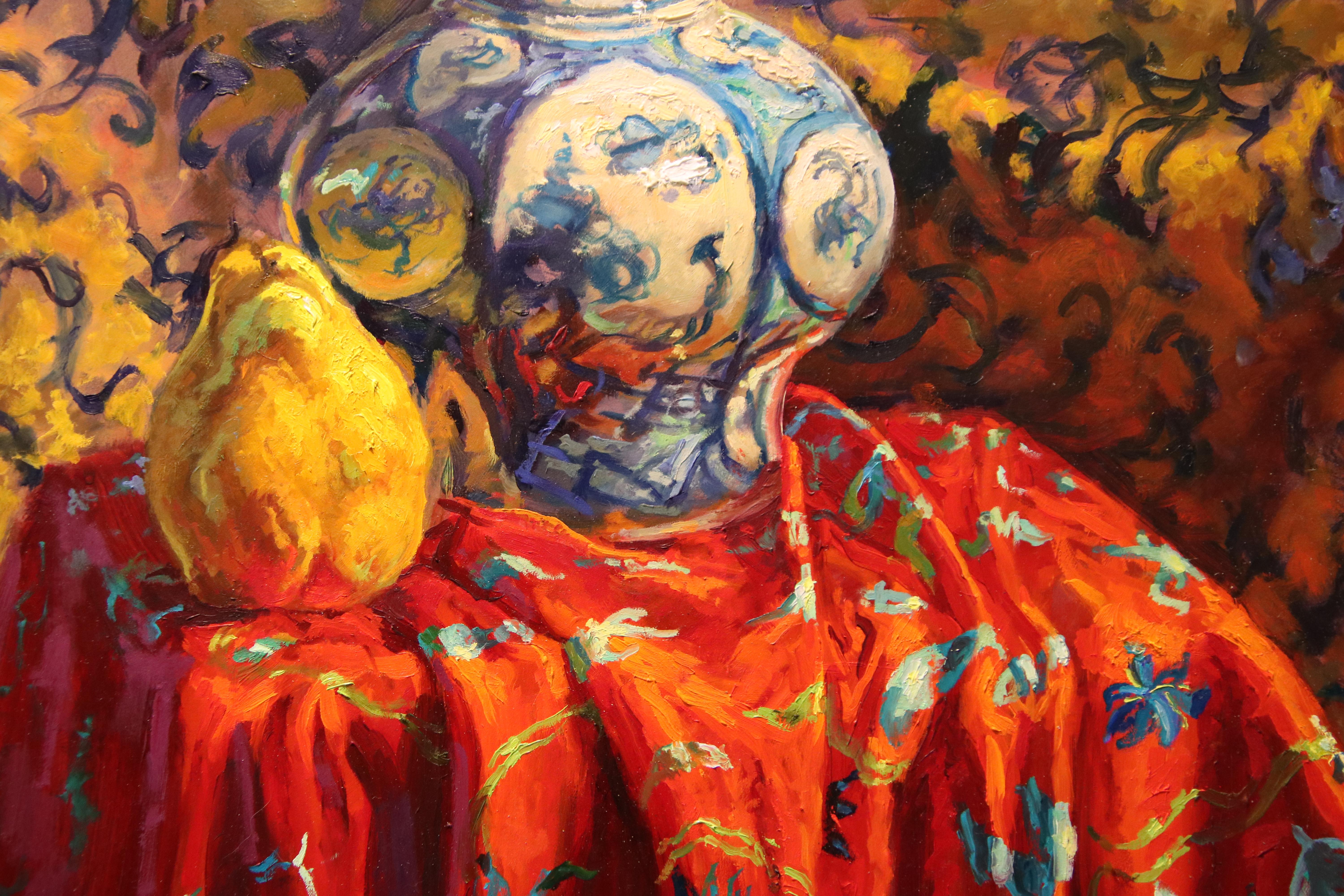 Triptych Granny, Orange, Quince - Keimpe van der Kooi, Contemporary Oil Painting 13